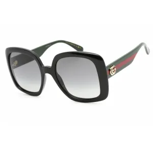 Gucci Women's Sunglasses - Black Butterfly Full Rim Plastic Frame | GG0713S 006