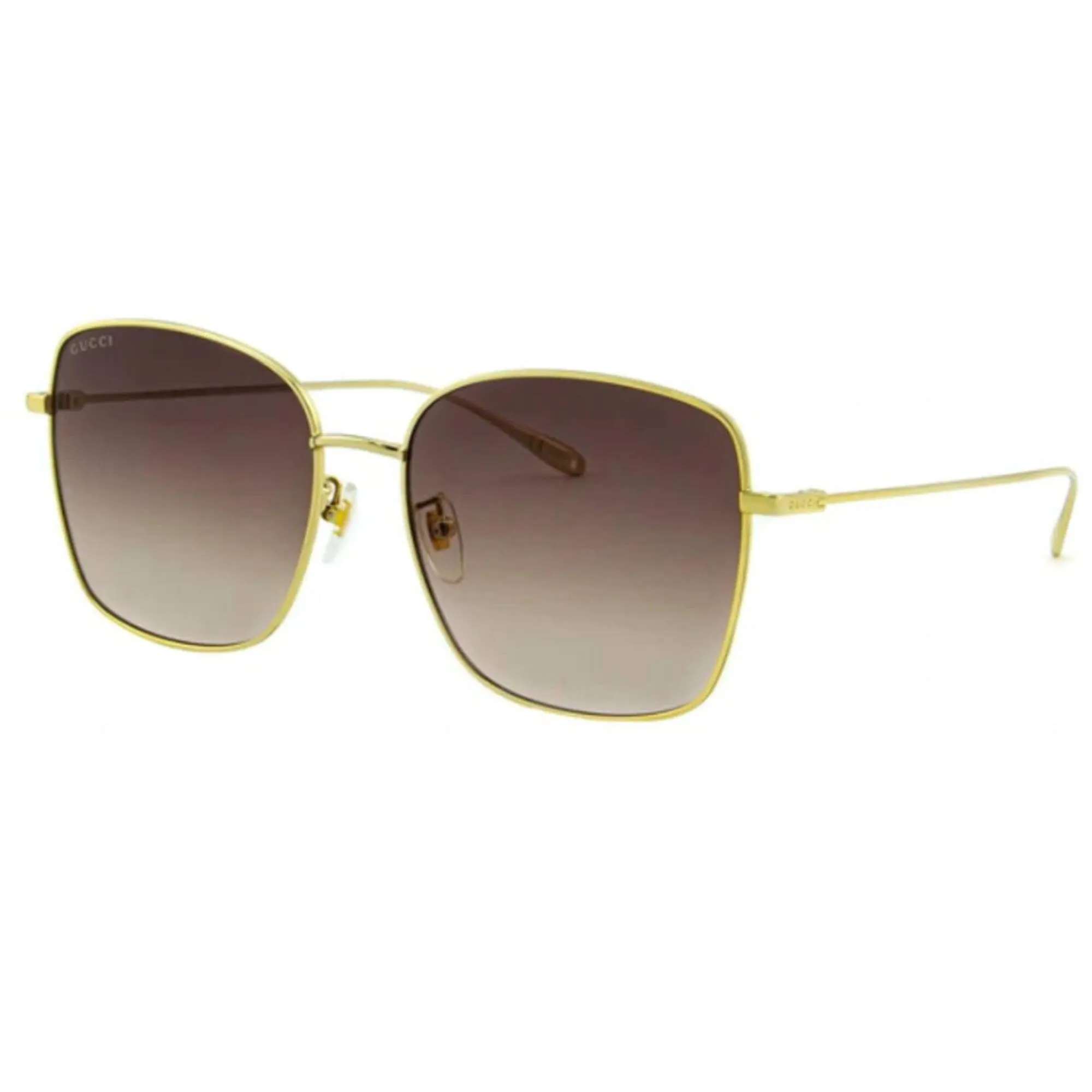 Gucci Women's Sunglasses - Full Rim Gold Metal Square Shaped Frame | GG1030SK 002