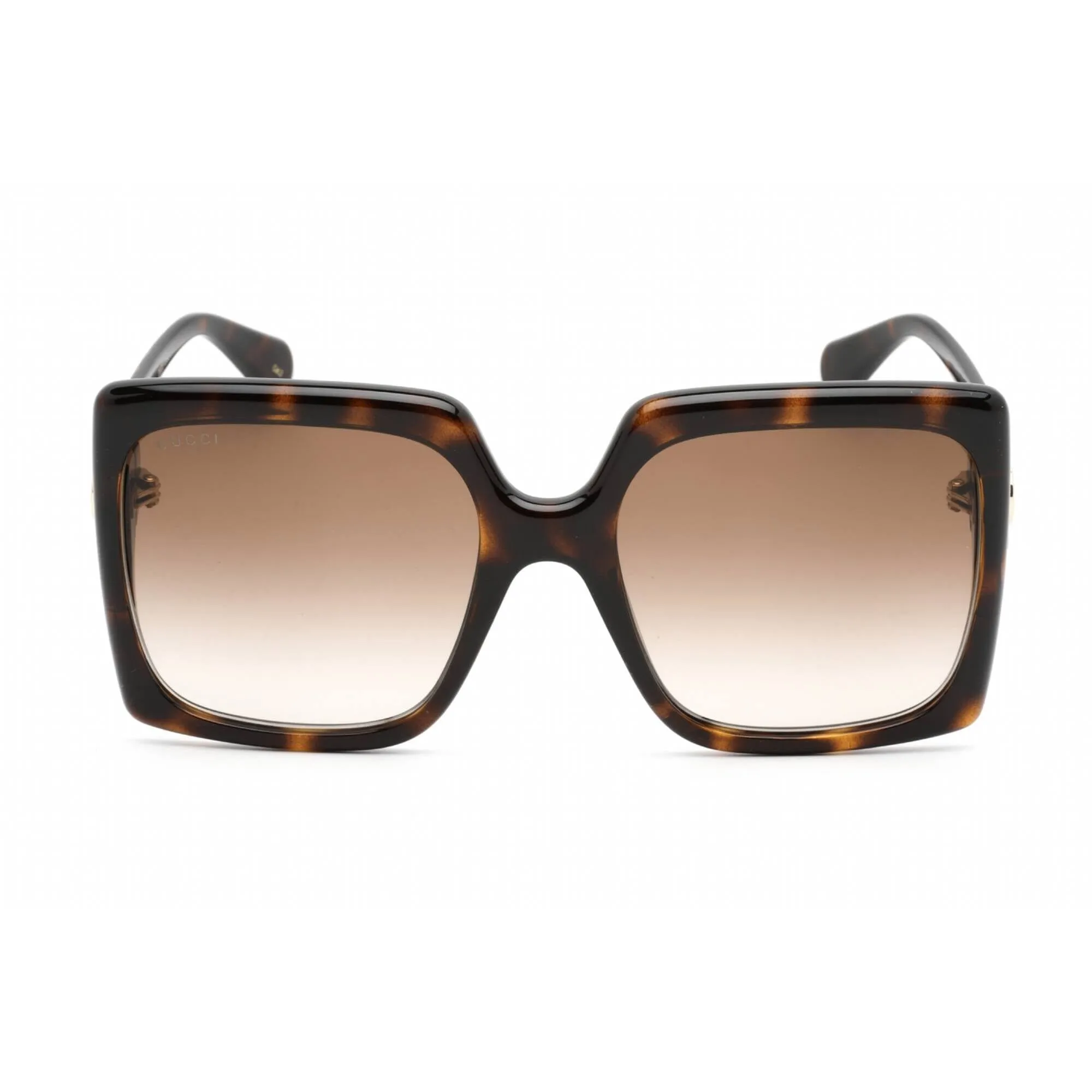 Gucci Women's Sunglasses - Havana Oversized Full Rim Plastic Frame | GG0876S 002