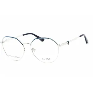 Guess Women's Eyeglasses - Full Rim Cat Eye Shiny Light Nickeltin Frame | GU2866 010