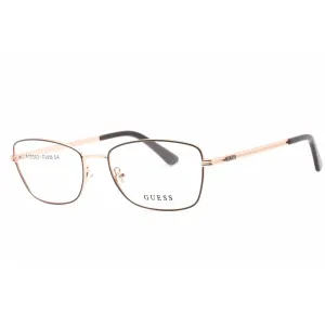 Guess Women's Eyeglasses - Grey/Other Metal Rectangular Full Rim Frame | GU2940-4 020