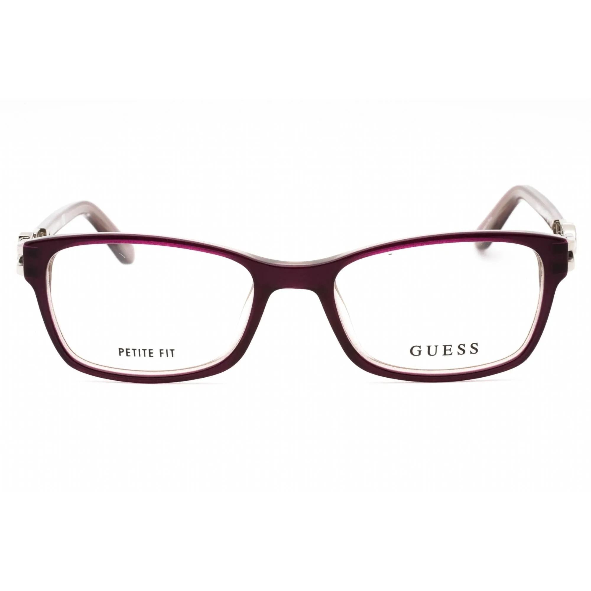 Guess Women's Eyeglasses - Violet/Other Rectangular Full Rim Frame | GU2677 083