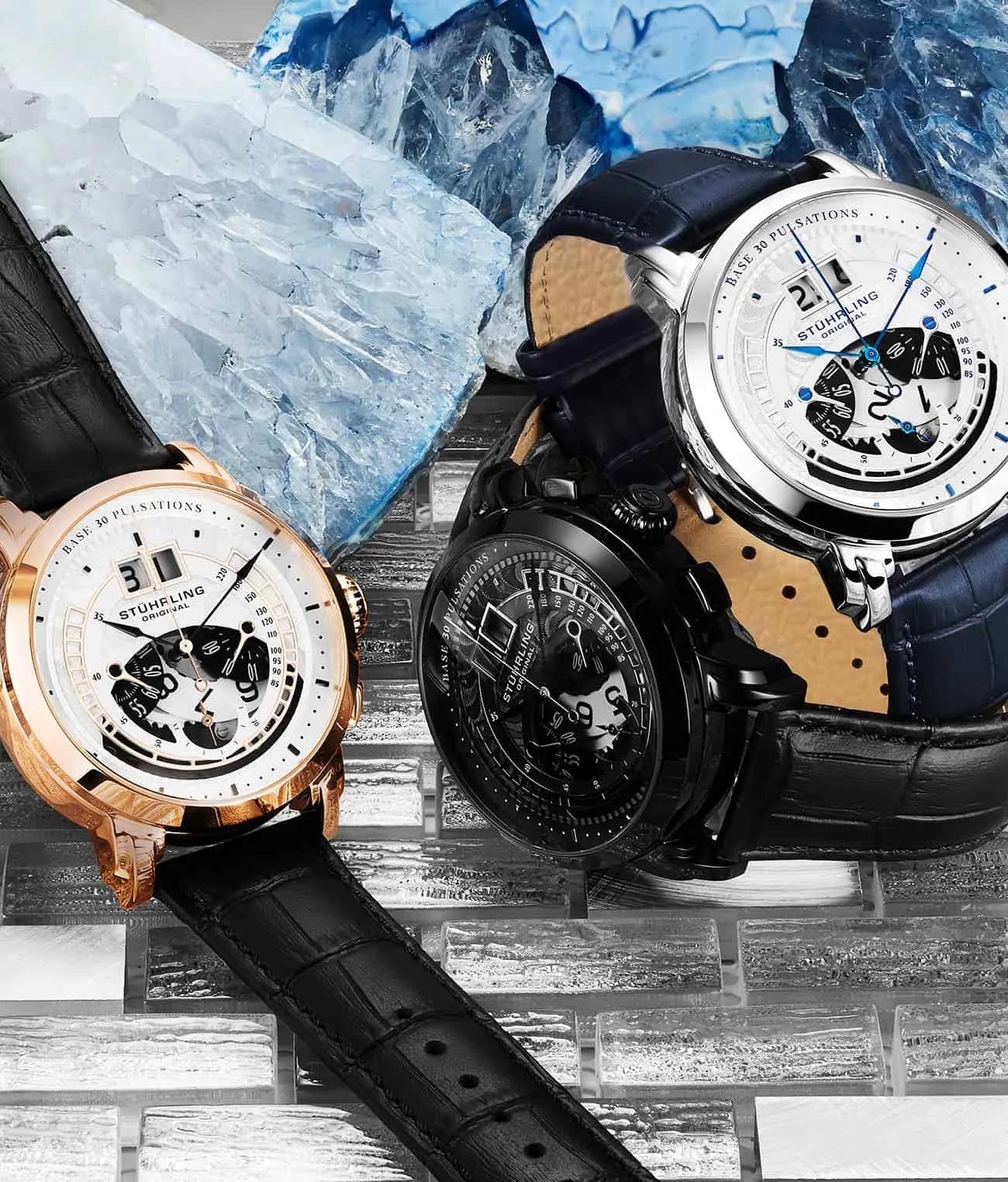 Imperia 4013 Quartz 44mm Chronograph