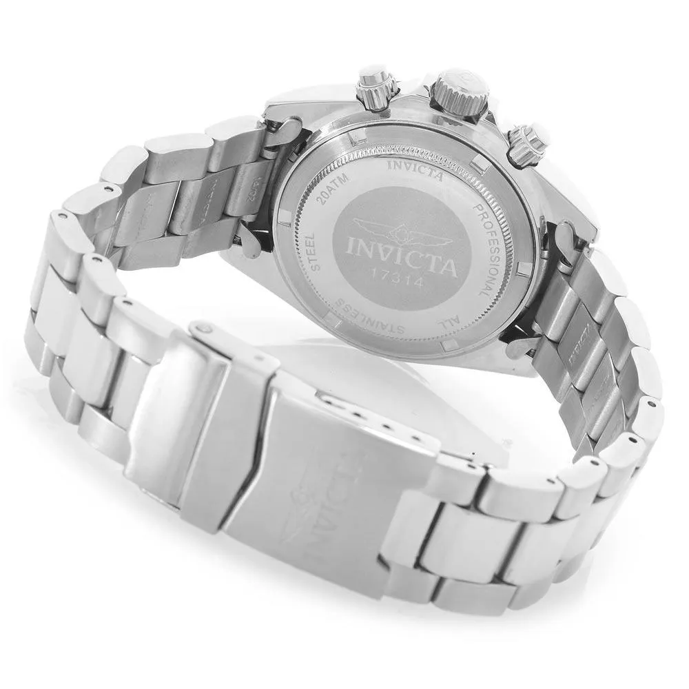 Invicta 17311 Men's Speedway Silver Dial Quartz Chronograph Steel Bracelet Dive Watch