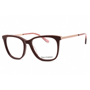 Juicy Couture Women's Eyeglasses - Burgundy Cat Eye Full Rim Frame | JU 211 0LHF 00
