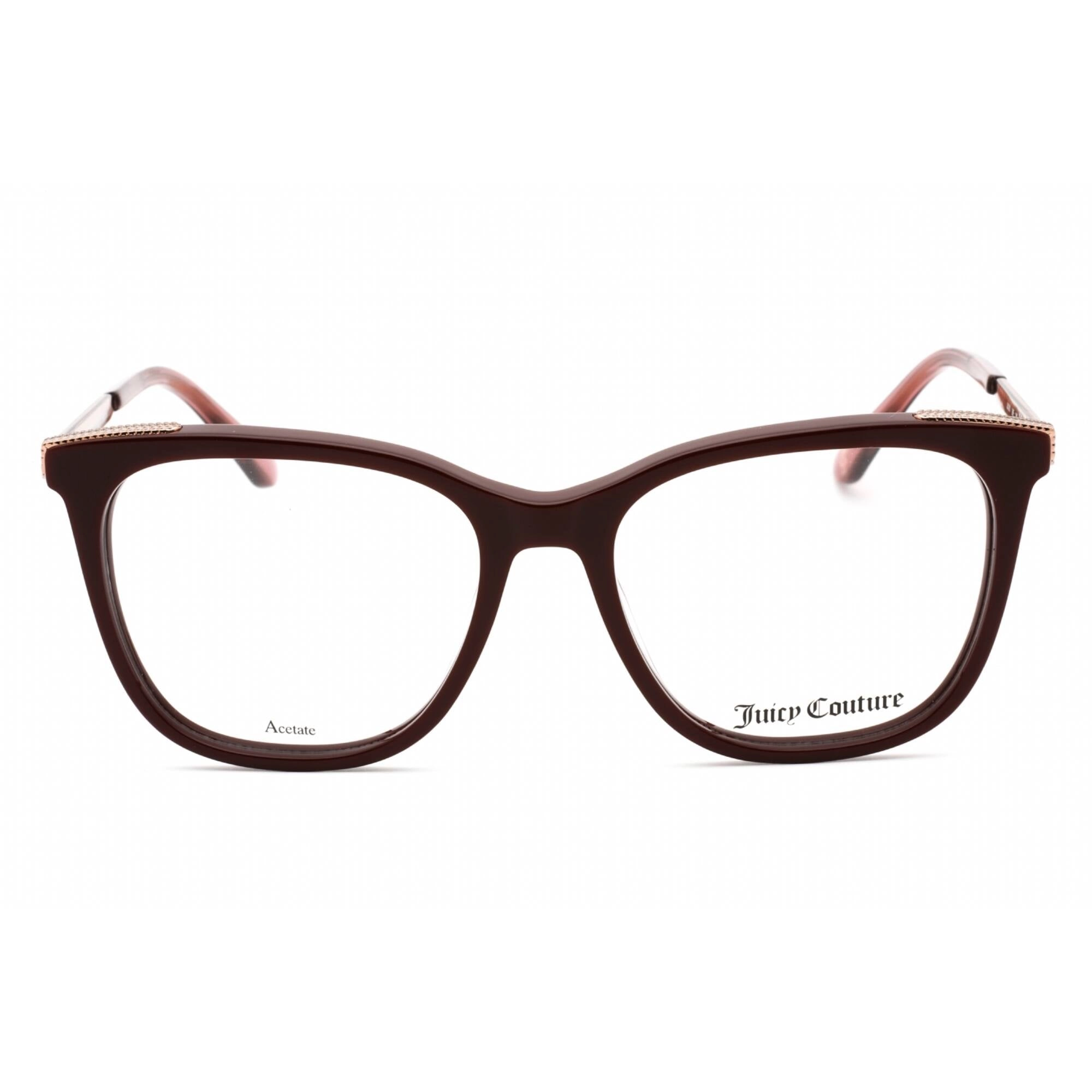 Juicy Couture Women's Eyeglasses - Burgundy Cat Eye Full Rim Frame | JU 211 0LHF 00