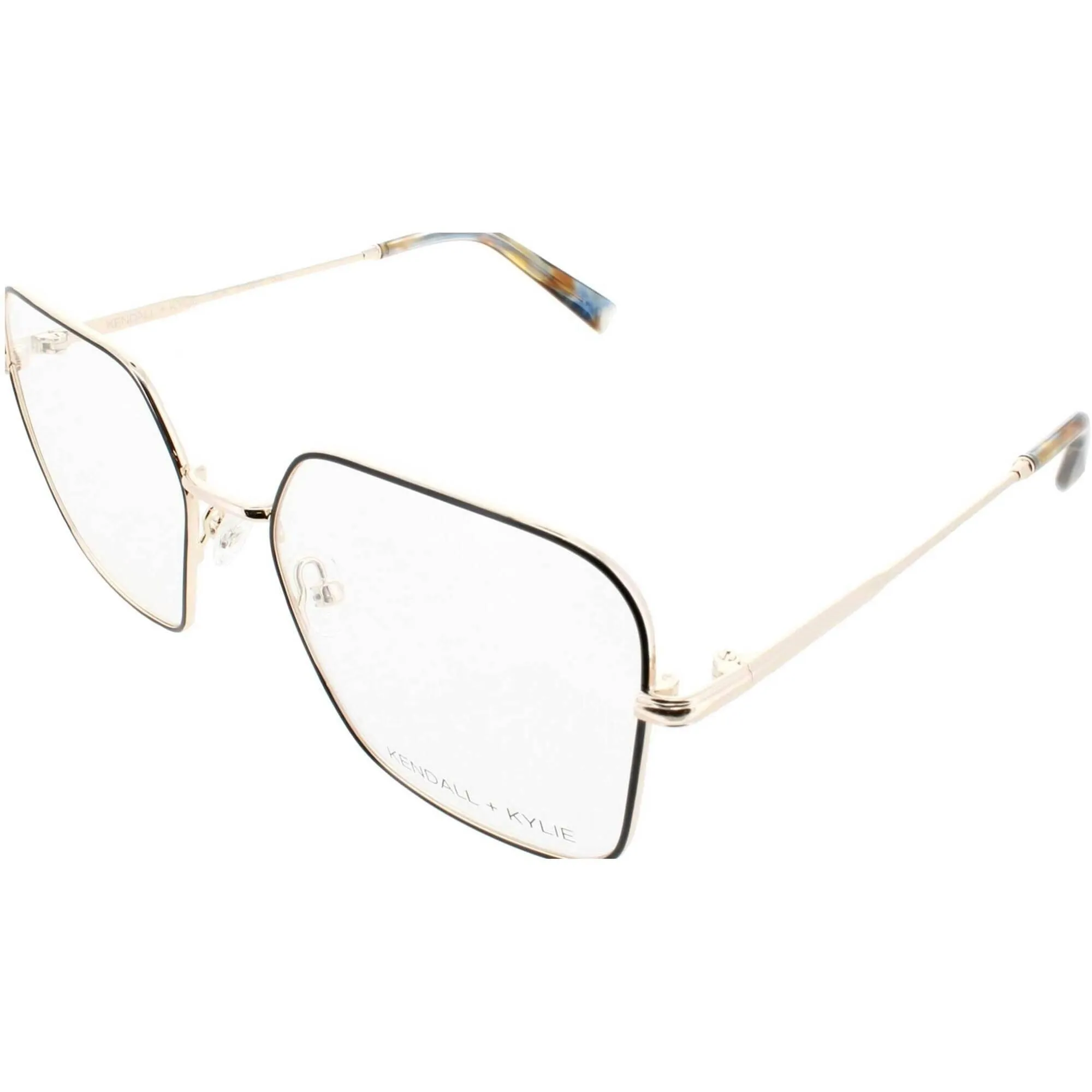 Kendall   Kylie Women's Eyeglasses - Black Butterfly Frame Demo Lens | KKO212SK 1