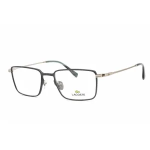 Lacoste Women's Eyeglasses - Full Rim Rectangular Shape Grey Metal Frame | L2275E 035