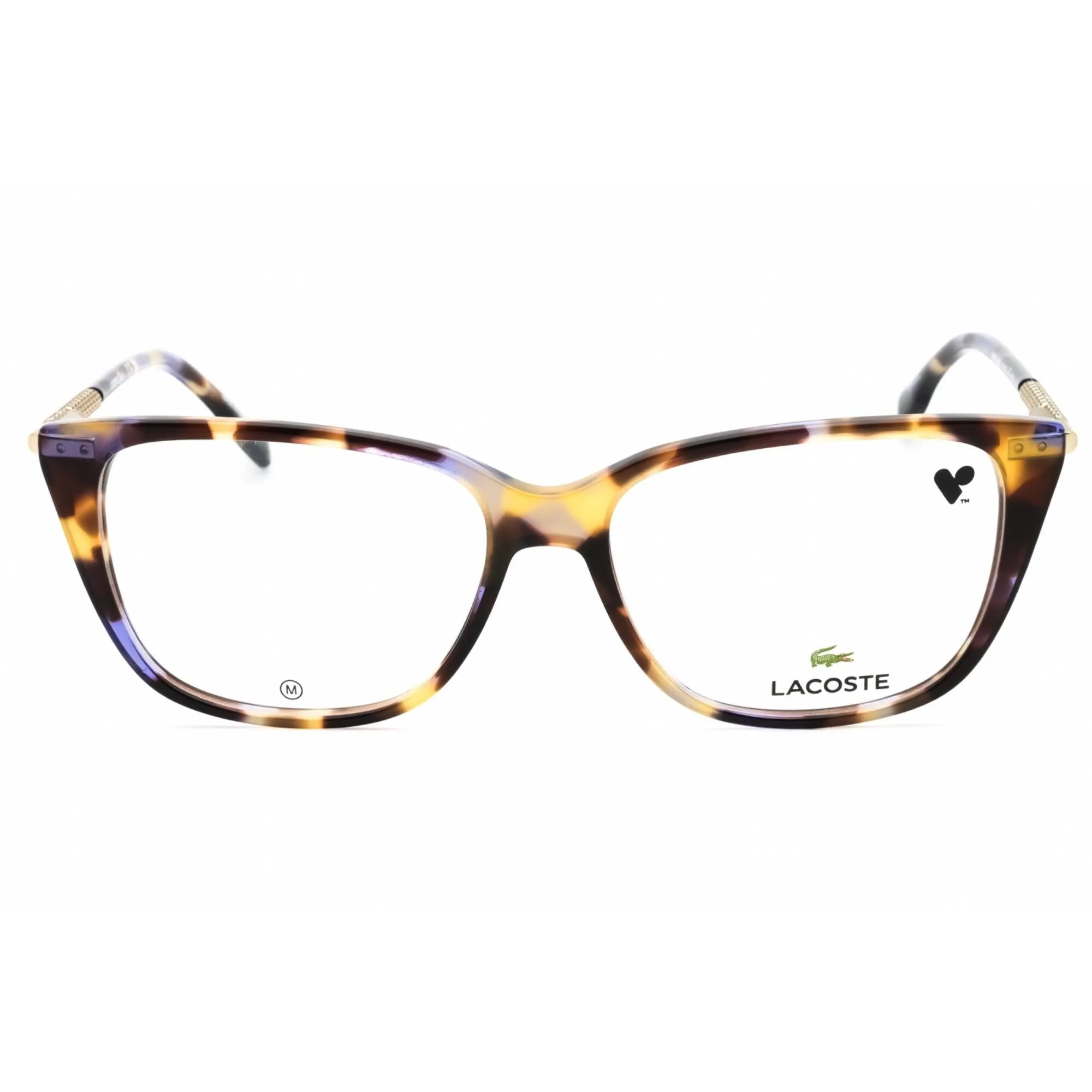 Lacoste Women's Eyeglasses - Havana Purple Acetate Cat Eye Full Rim Frame | L2939 219