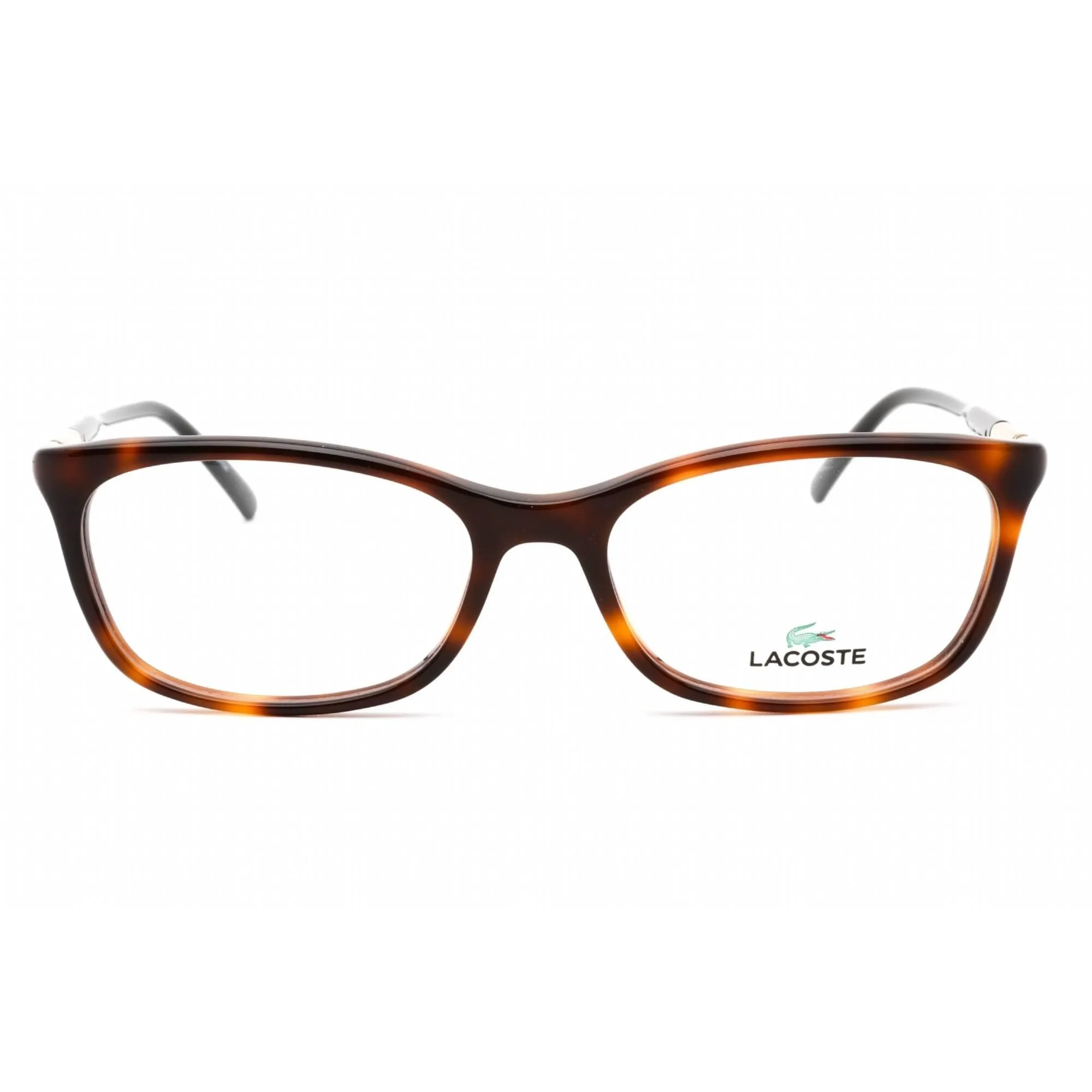 Lacoste Women's Eyeglasses - Havana Rectangular Shape Frame Clear Lens | L2900 230