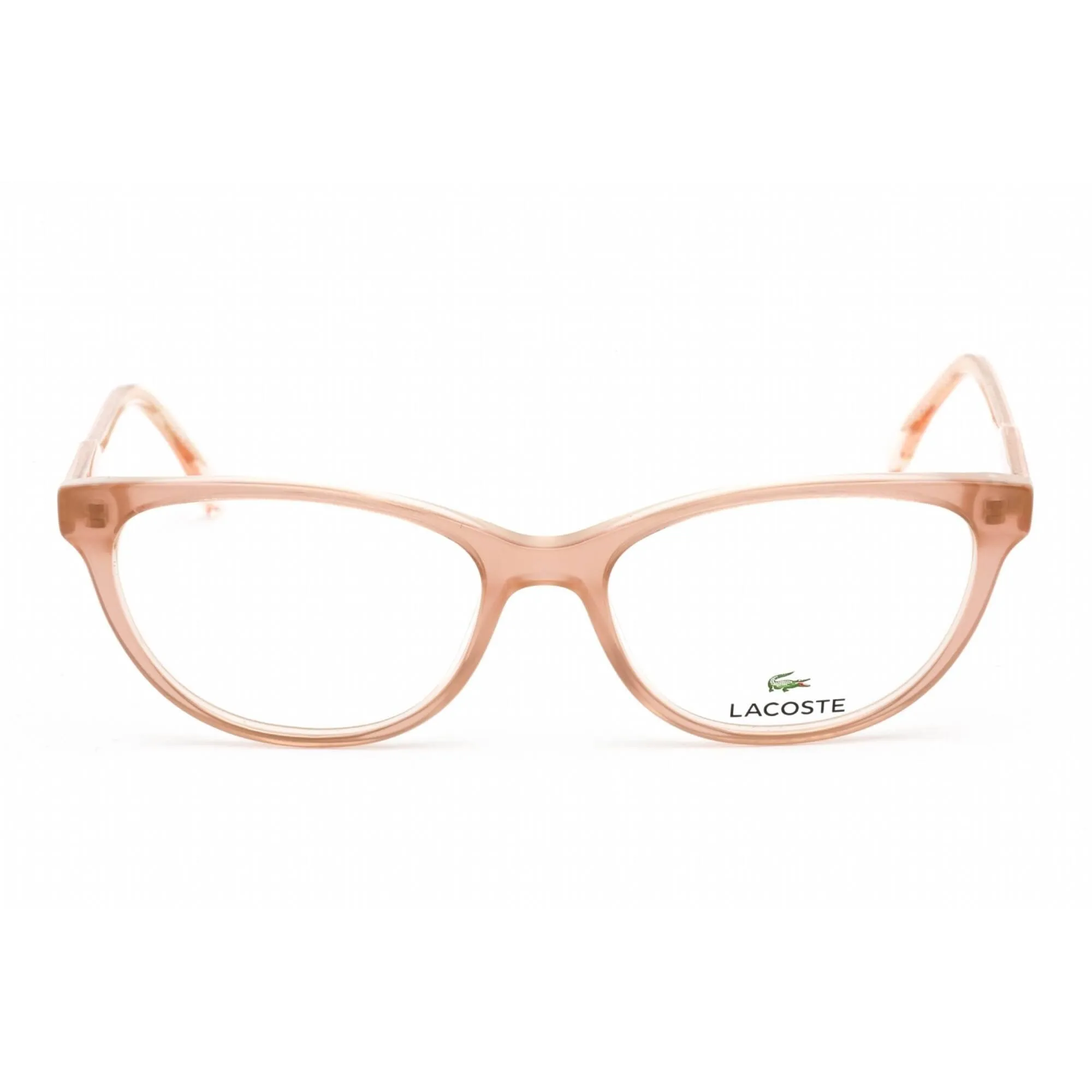 Lacoste Women's Eyeglasses - Opaline Rose Cat Eye Shape Frame Clear Lens | L2850 662