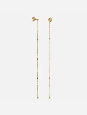Lily Recycled 925 Sterling Silver Earrings | Gold Vermeil