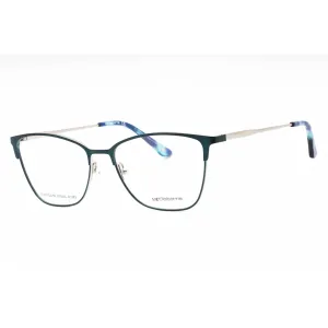 Liz Claiborne Women's Eyeglasses - Matte Teal Metal Cat Eye Frame | L 678 0PYW 00