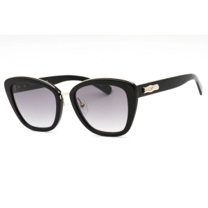 Longchamp Women's Sunglasses - Black Plastic Cat Eye Full Rim Shape Frame| LO687S 001
