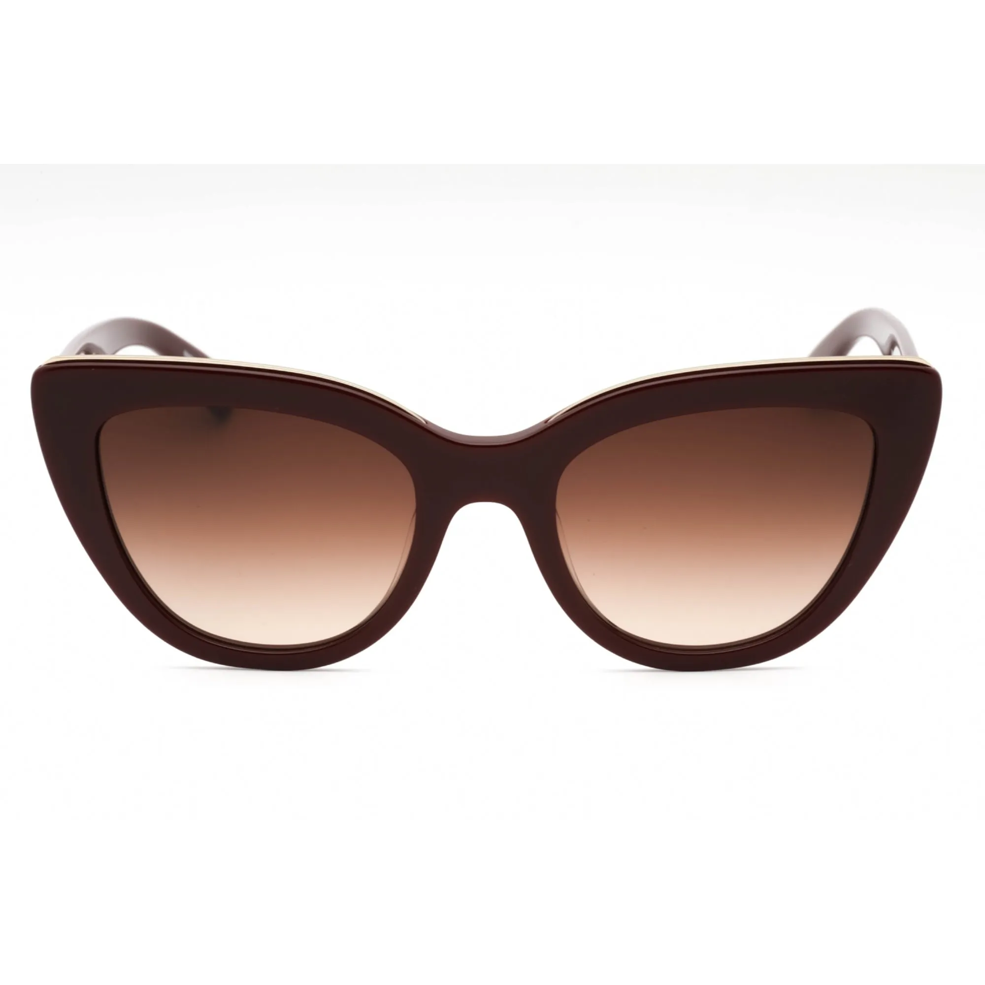 Longchamp Women's Sunglasses - Burgundy Plastic Cat Eye Full Rim Frame | LO686S 604