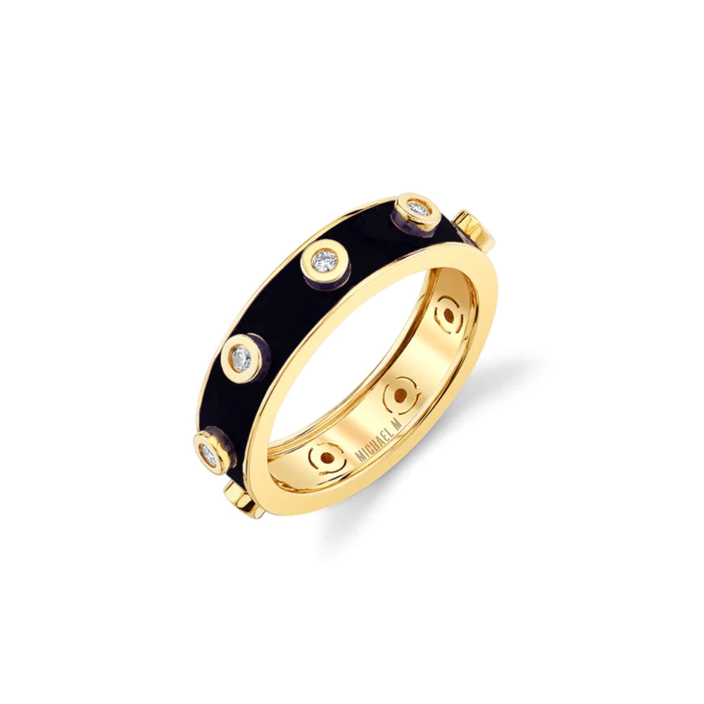 Michael M. Chroma Extruded Diamond Bezel Ring