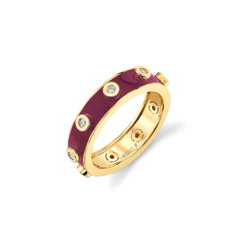 Michael M. Chroma Extruded Diamond Bezel Ring