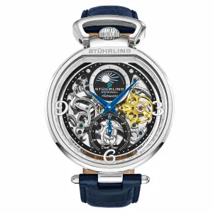 Modena 3954 Dual Time Automatic 46mm Skeleton