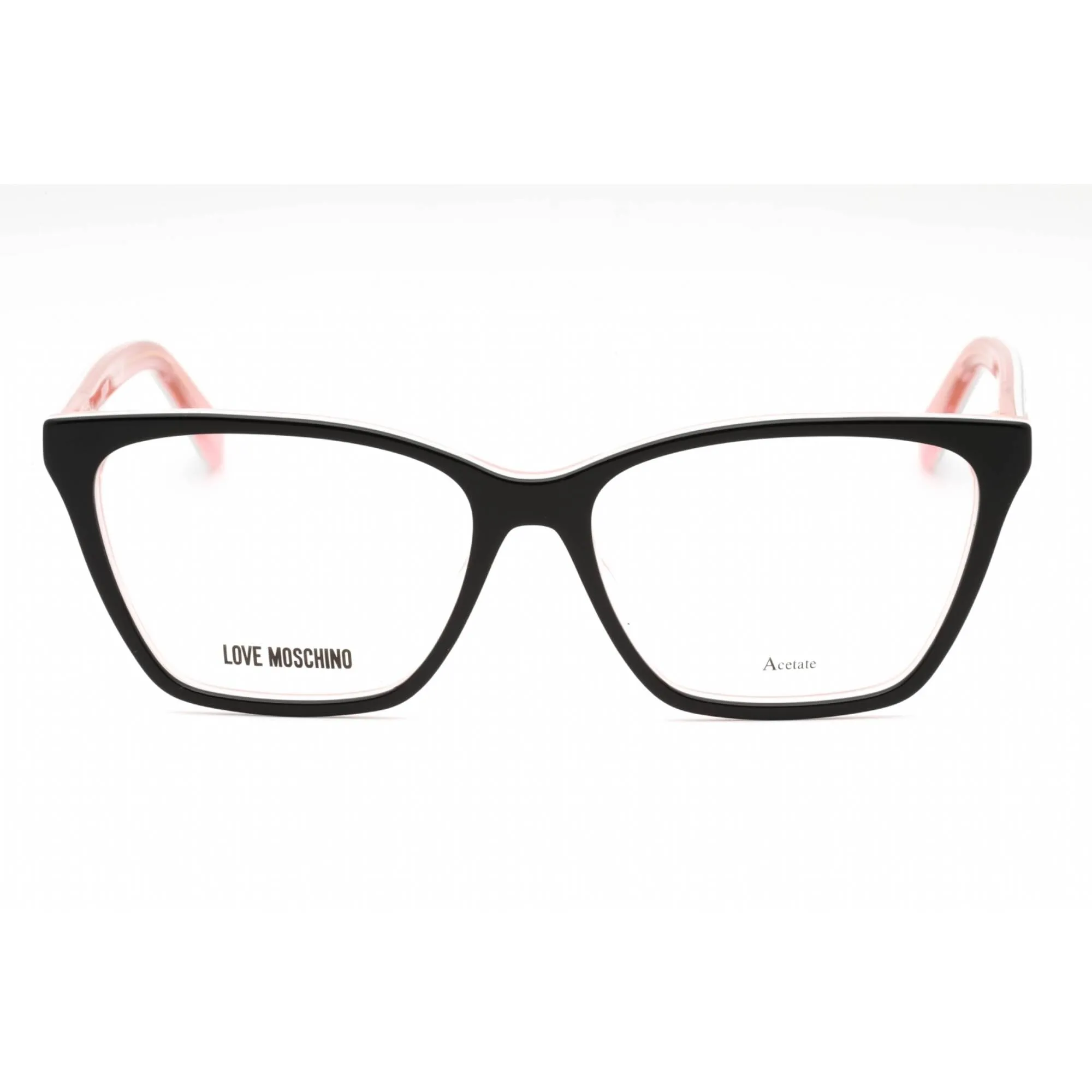 Moschino Love Women's Eyeglasses - Black Plastic Cat Eye Full Rim Frame | MOL547 0807