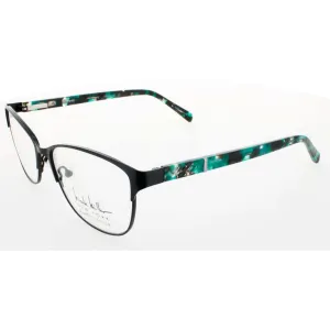 Nicole Miller Women's Eyeglasses - Columbus Black Titanium Frame | NMCOLUMBUS C04