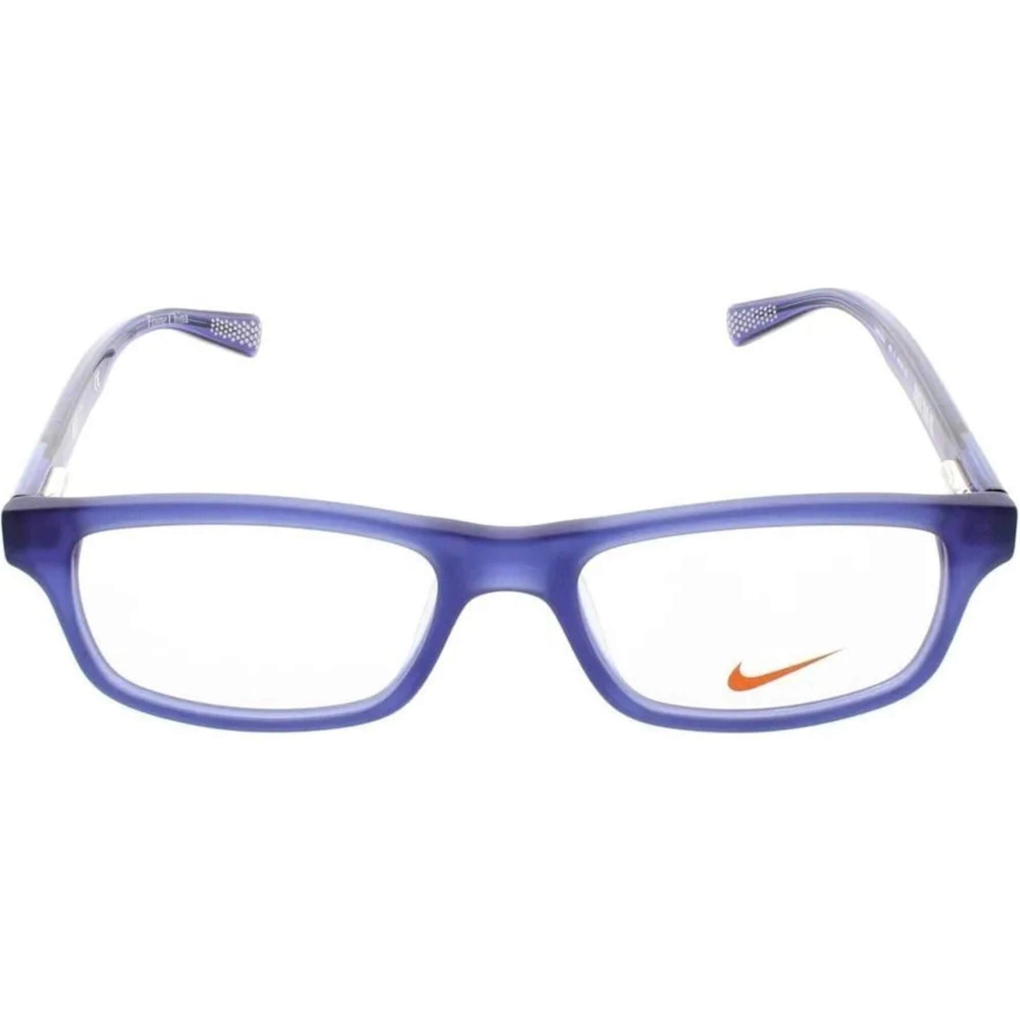 Nike Women's Eyeglasses - Racer Blue Rectangular Frame Demo Lens | NIKE 5014 430