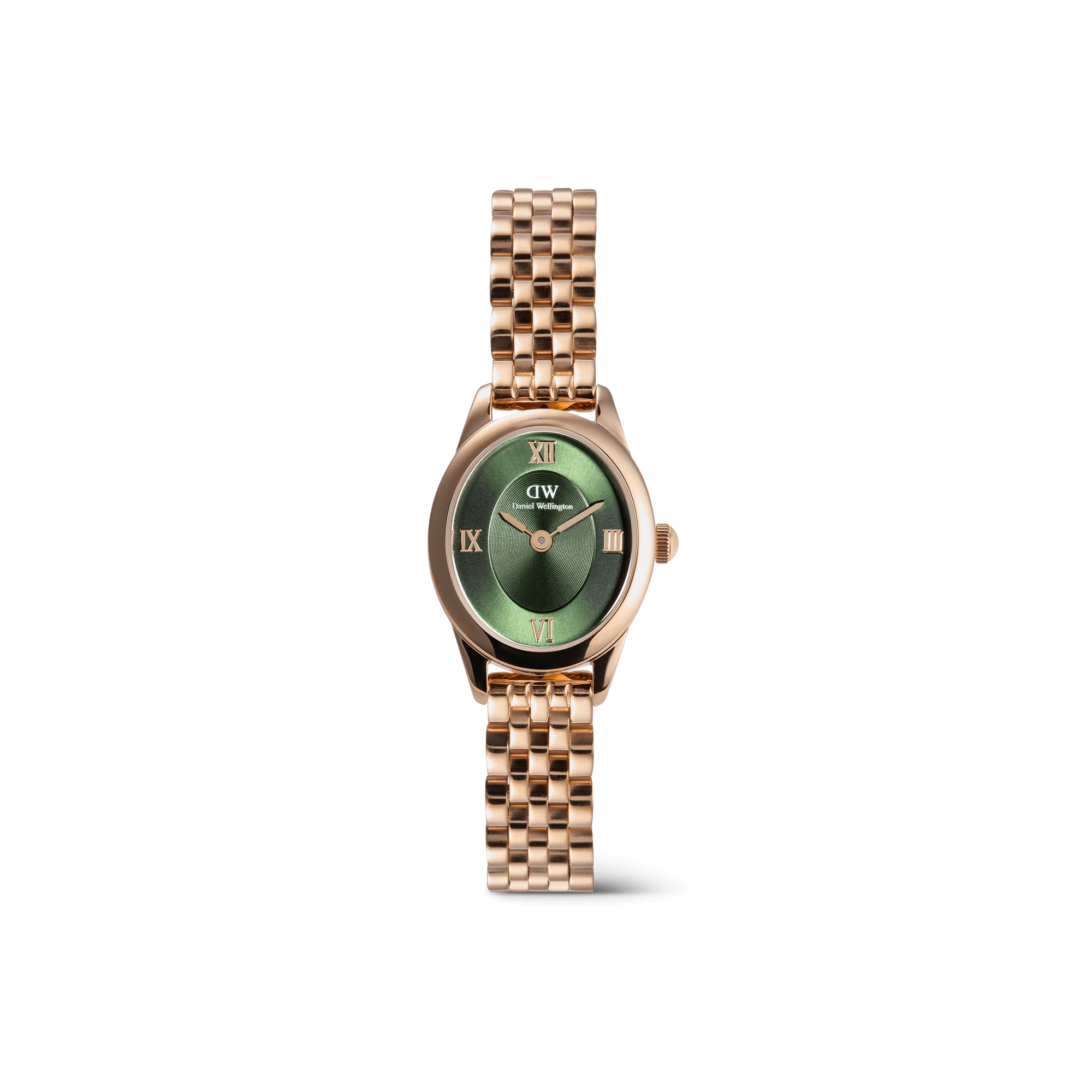 Ophelia Mini Emerald Rose Gold