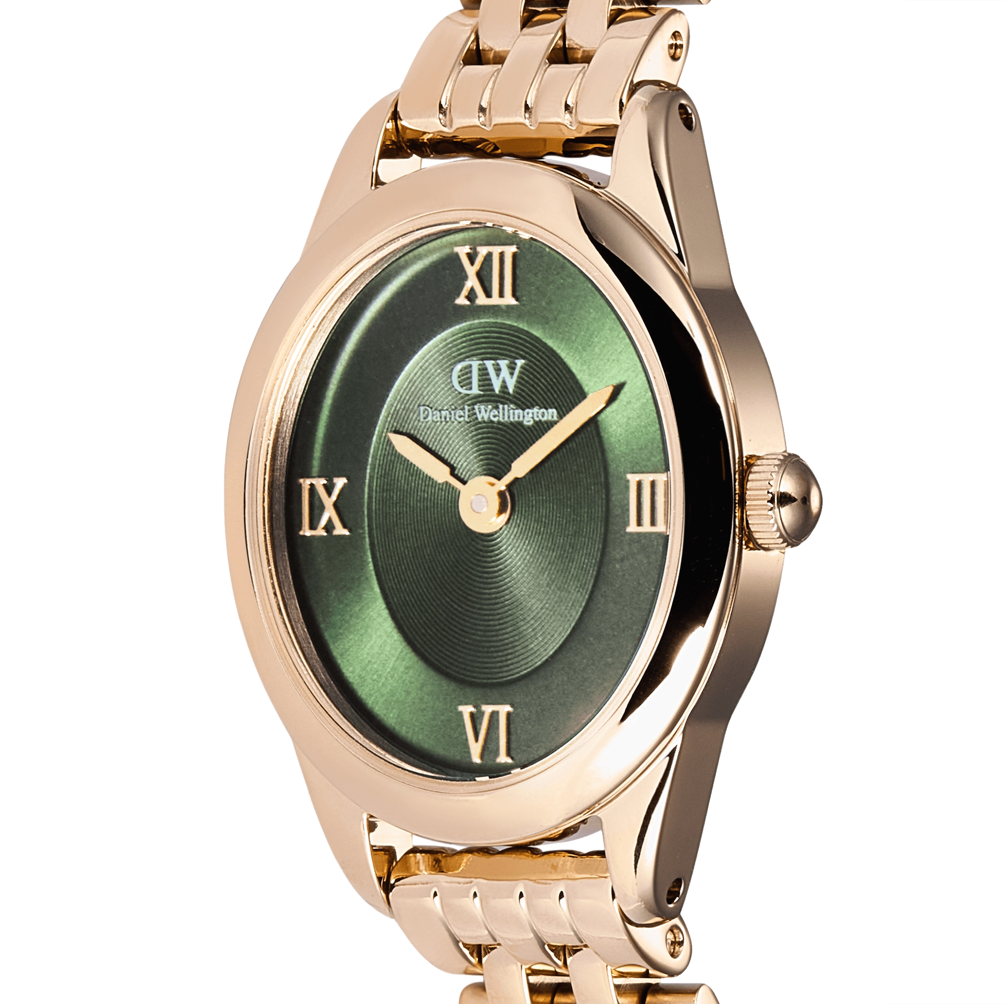 Ophelia Mini Emerald Rose Gold