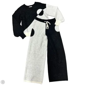 Pants Set 2pc By Saturday/sunday In Black & White, Size: S
