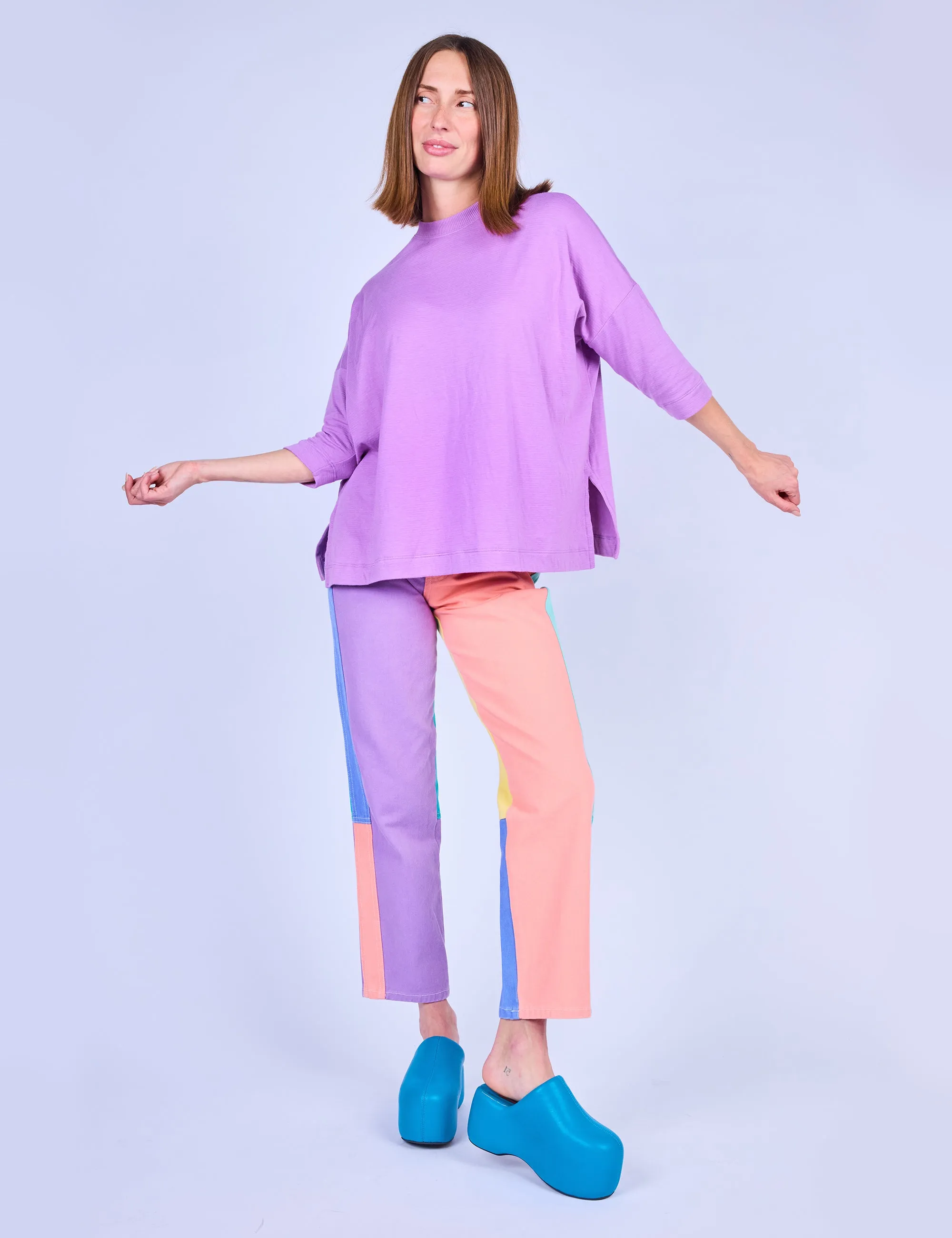Plum Dolman Tee