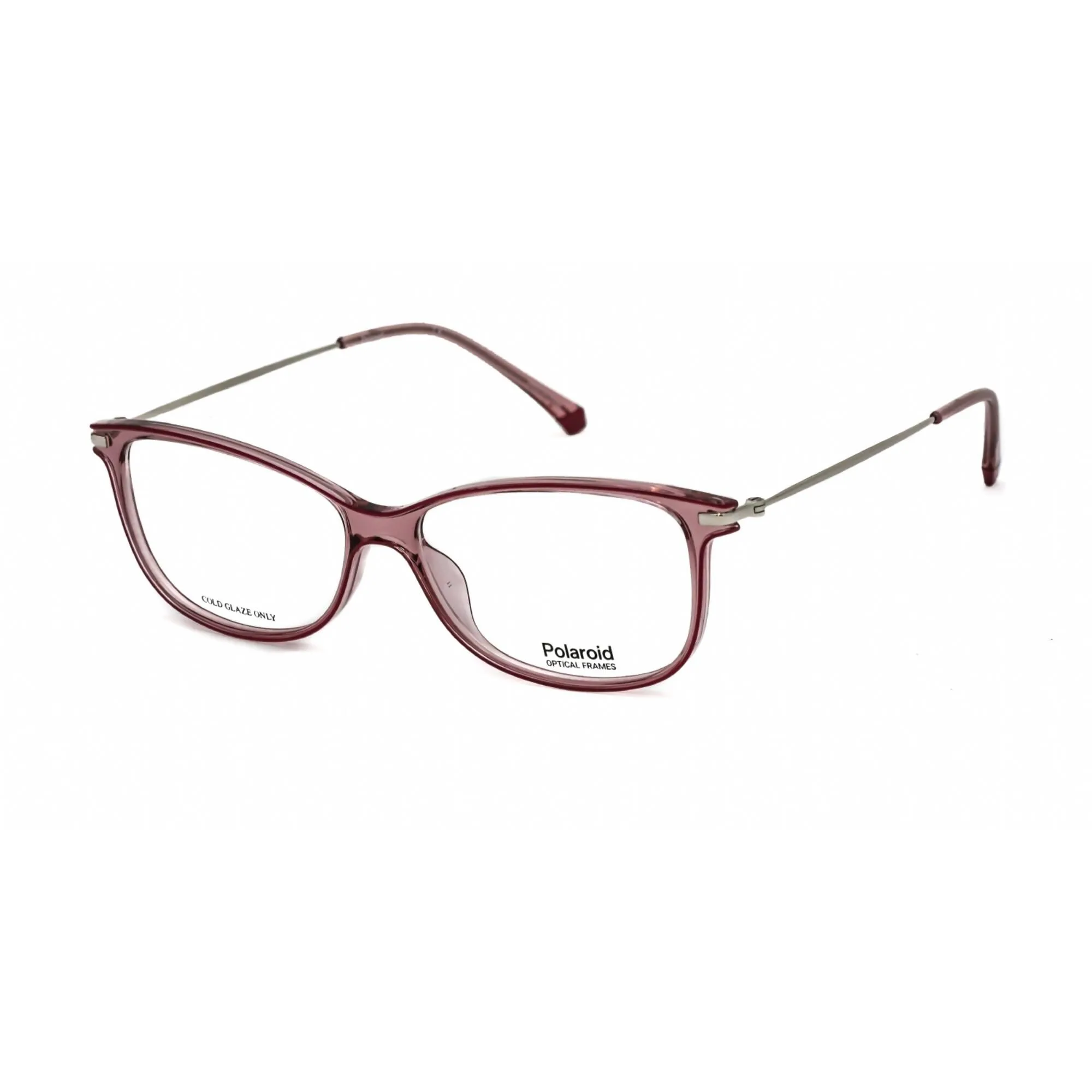 Polaroid Core Women's Eyeglasses - Pink Plastic/Metal Rectangular | PLD D416 035J 00