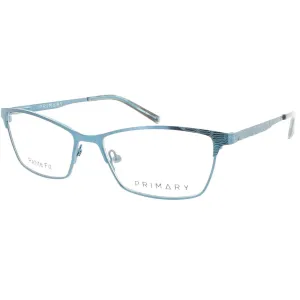 Primary Women's Eyeglasses - Metal Full Rim Cat Eye Shape Frame Demo Lens | 1035 TEAL
