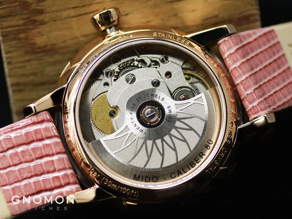 Rainflower Rose Gold Pink Ladies Ref. M043.207.36.011.00
