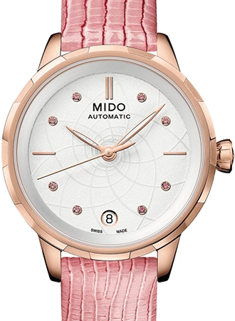 Rainflower Rose Gold Pink Ladies Ref. M043.207.36.011.00