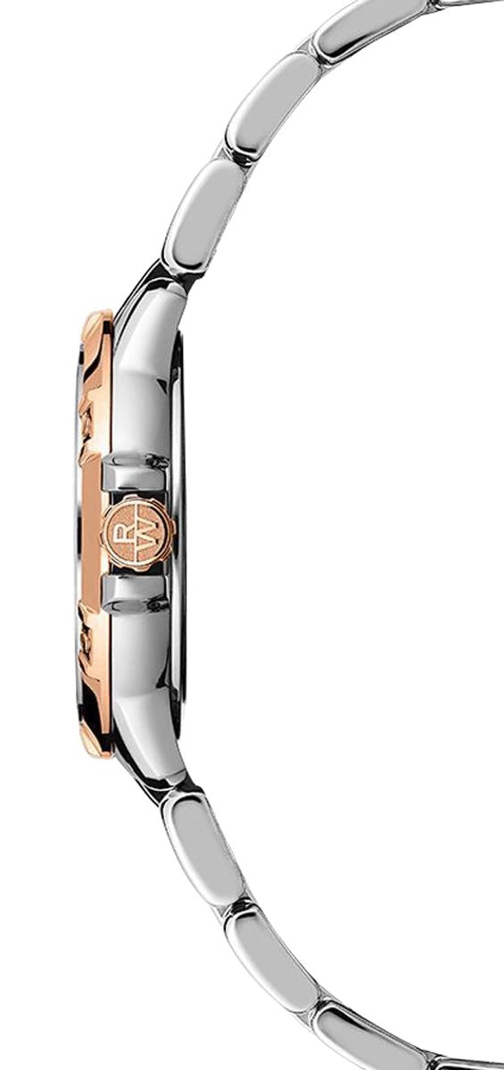 Raymond Weil Tango Two-Tone Stainless Steel Mother-of-Pearl Dial Diamonds Date Quartz Womens Watch 5960-SP5-00995
