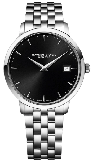 Raymond Weil Toccata Stainless Steel Black Dial Date Quartz Mens Watch 5588-ST-20001