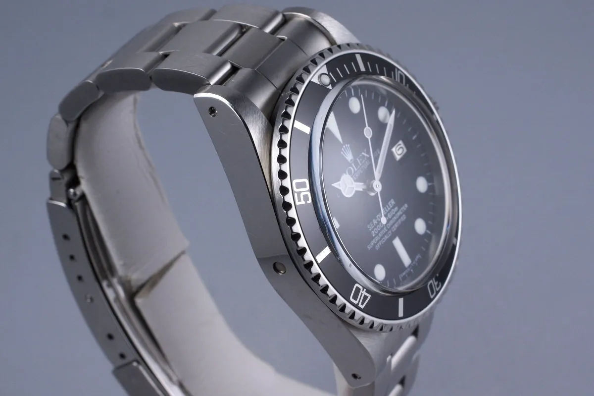 Rolex Sea Dweller 1665 with Service Dial and Case