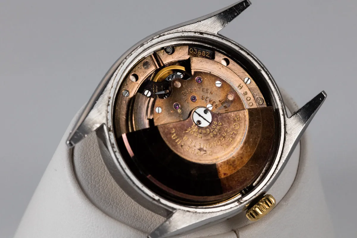 Rolex Vintage 1953 Two Tone DateJust 6155 with Purchase Papers