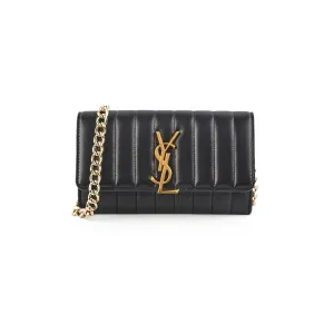 Saint Laurent Vicky Wallet Black