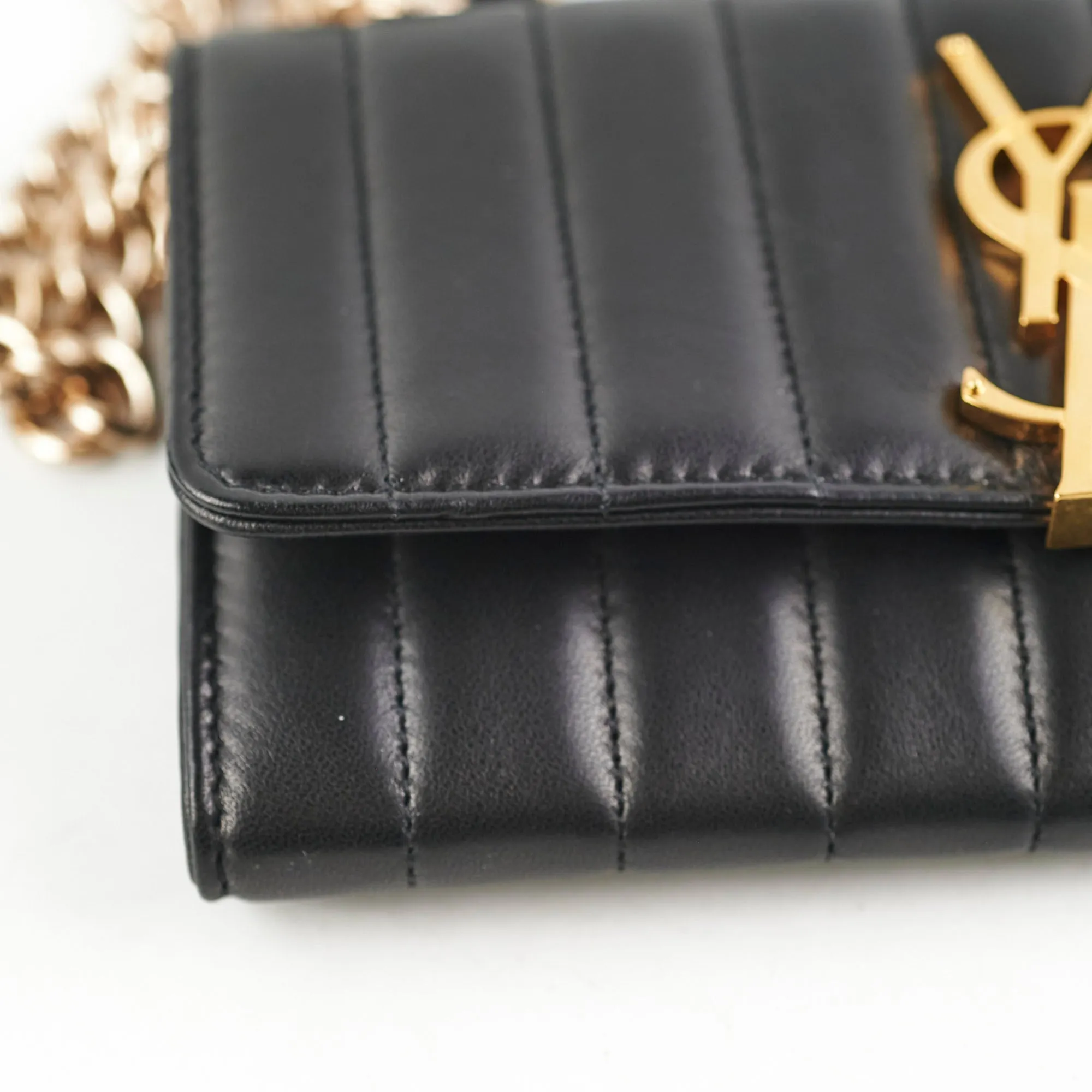 Saint Laurent Vicky Wallet Black