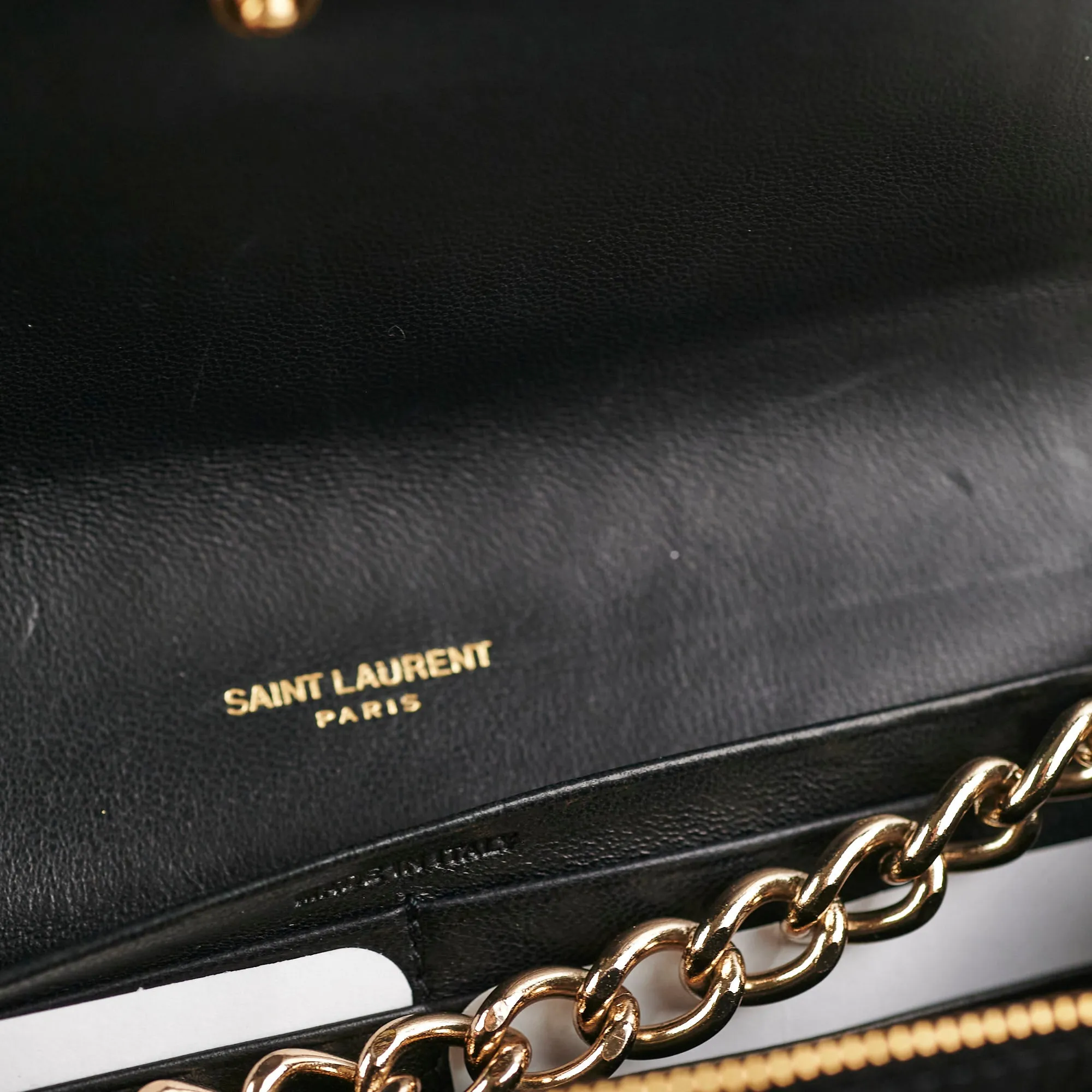 Saint Laurent Vicky Wallet Black