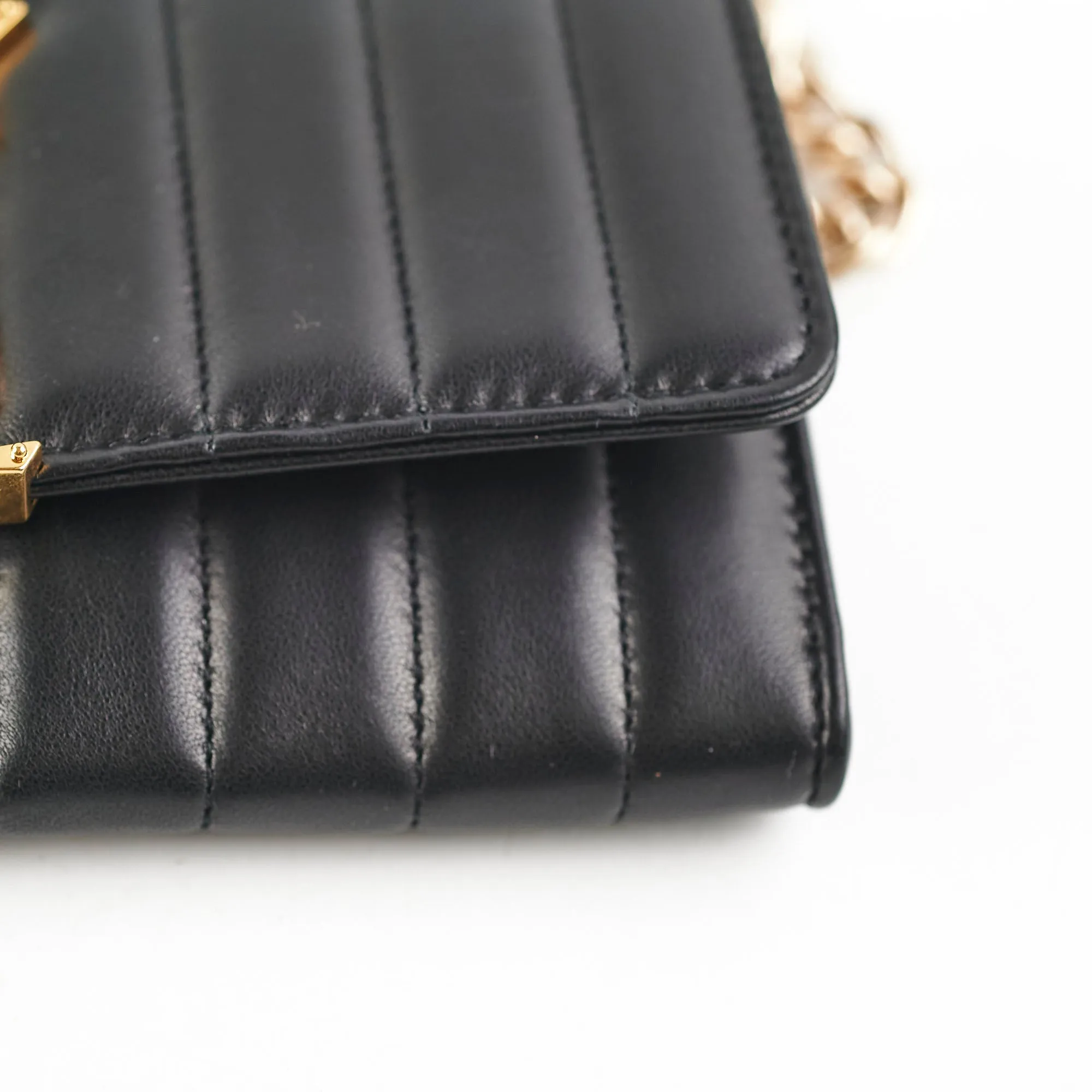 Saint Laurent Vicky Wallet Black