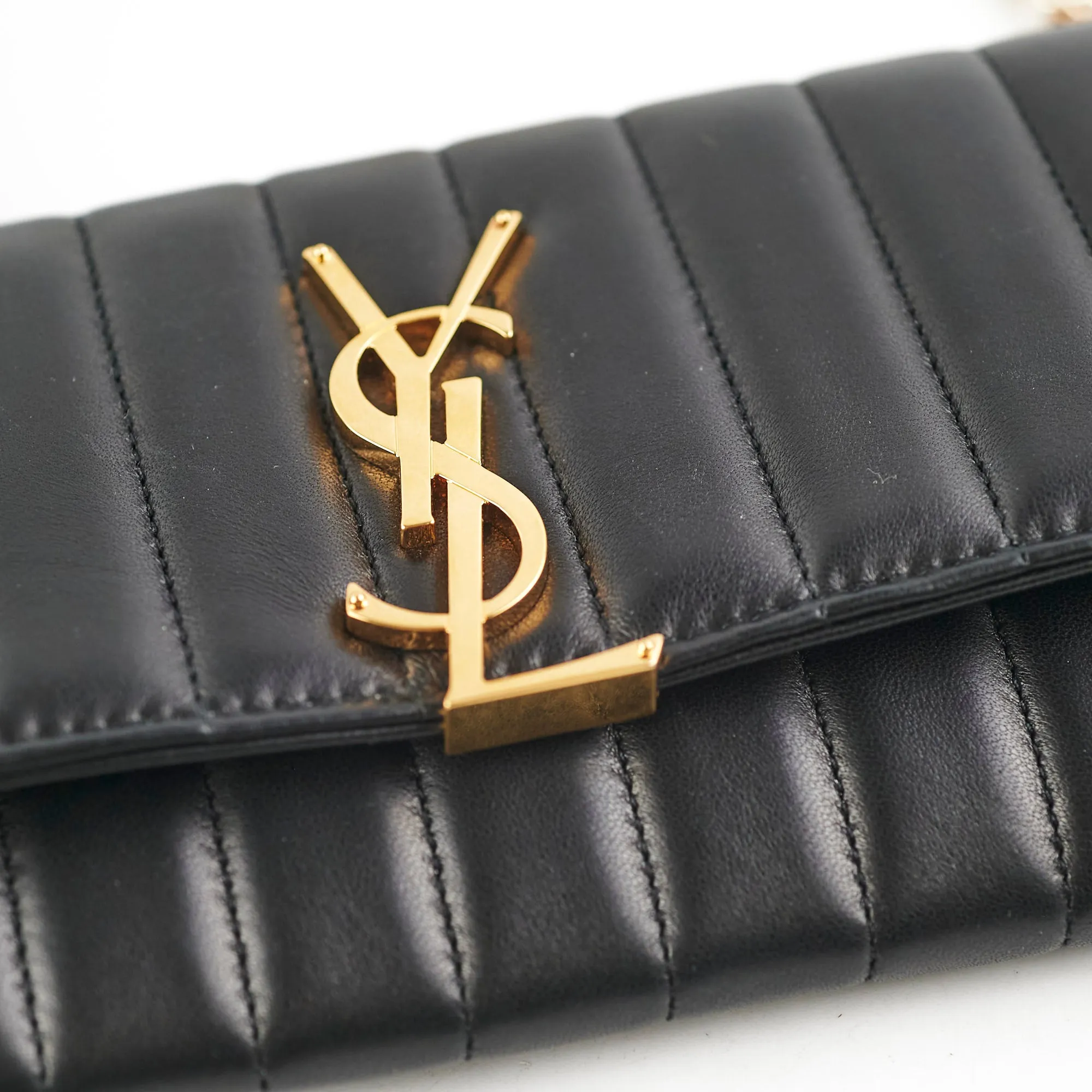 Saint Laurent Vicky Wallet Black