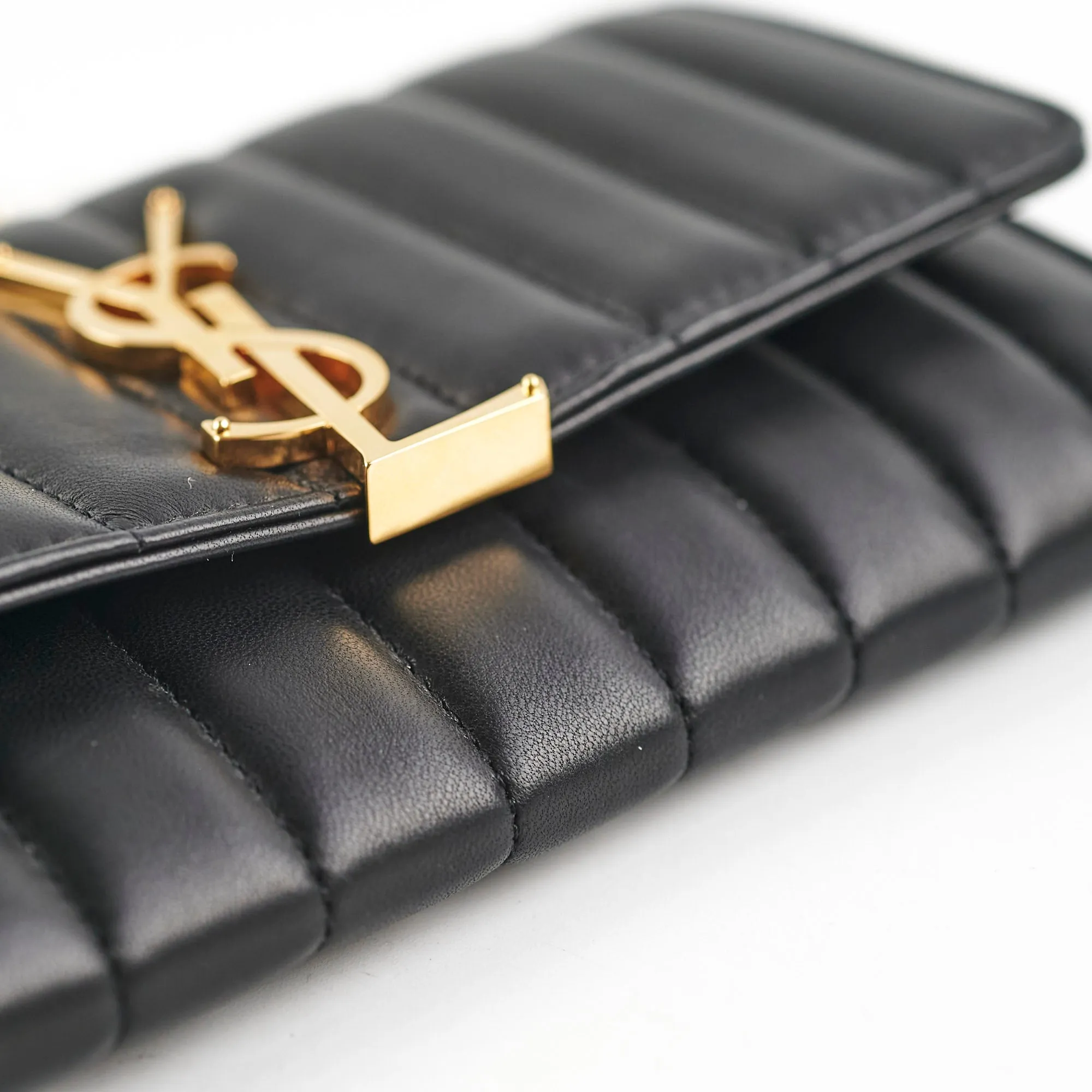 Saint Laurent Vicky Wallet Black