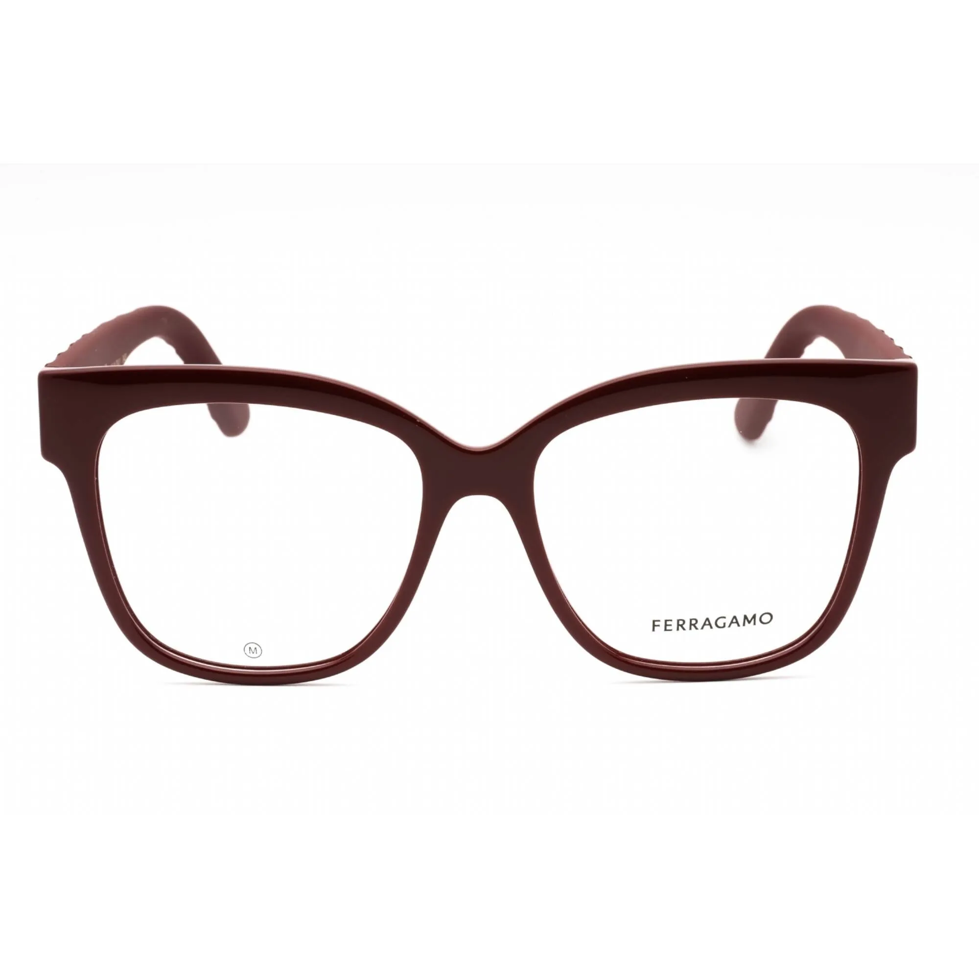 Salvatore Ferragamo Women's Eyeglasses - Burgundy Cat Eye Full Rim | SF2956EN 601