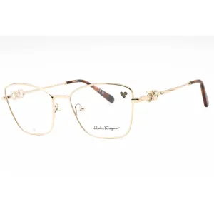 Salvatore Ferragamo Women's Eyeglasses - Gold Cat Eye Full Rim Frame | SF2224 710