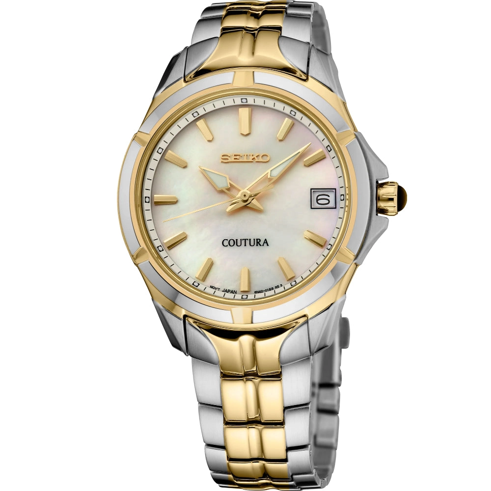 Seiko Coutura 34mm Two-Tone Quartz Watch