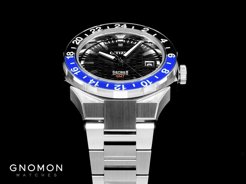 Series 8 880 Mechanical GMT Black/Blue Ref. NB6031-56E