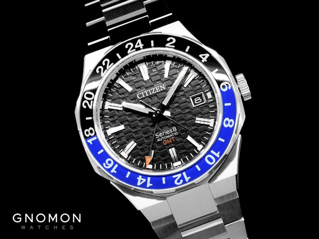 Series 8 880 Mechanical GMT Black/Blue Ref. NB6031-56E