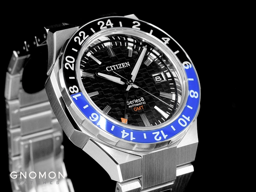 Series 8 880 Mechanical GMT Black/Blue Ref. NB6031-56E