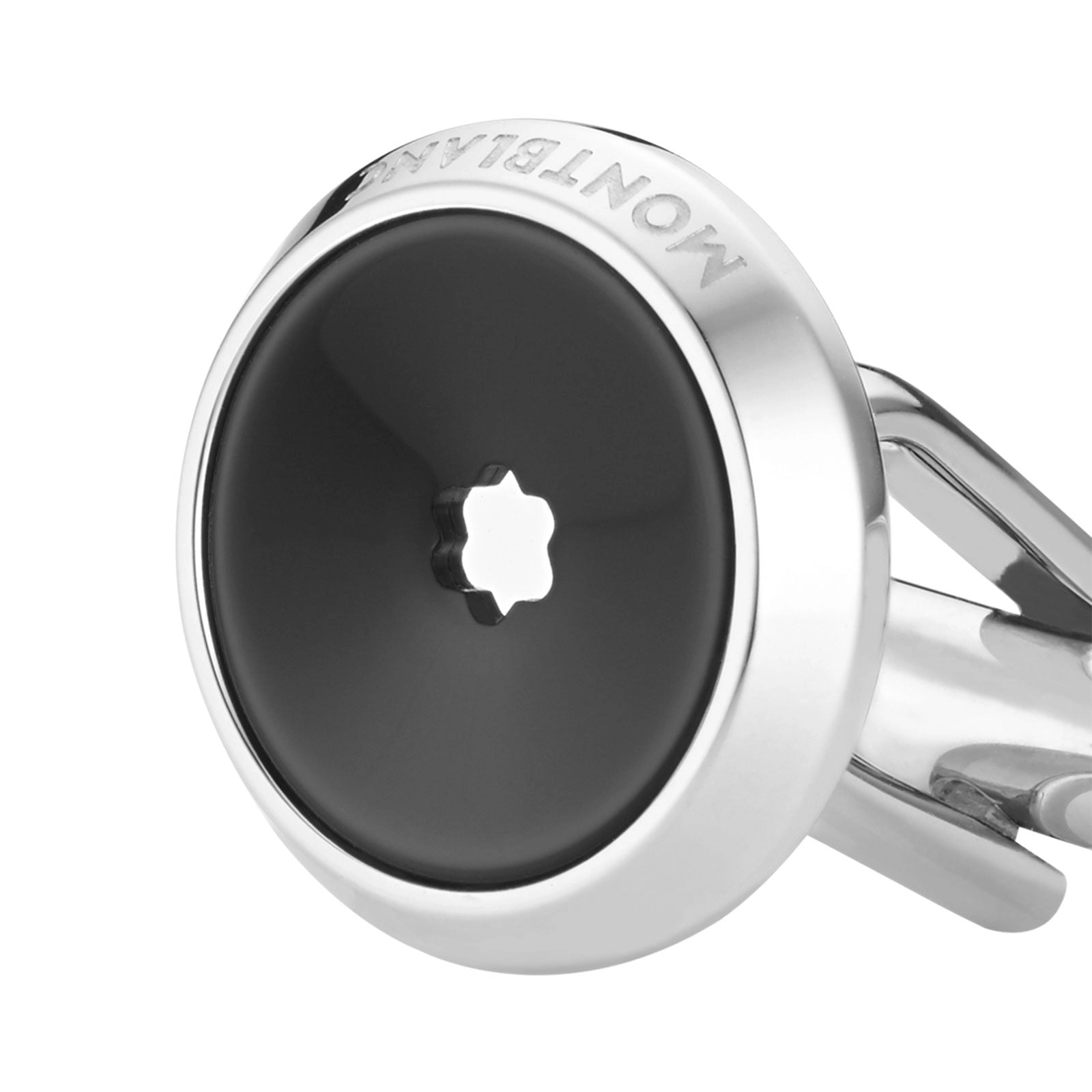 Star Cufflinks With Black Resin MB118607